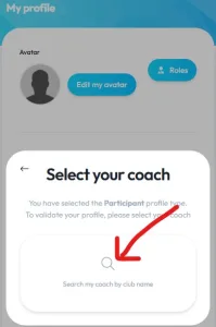 search by club name
