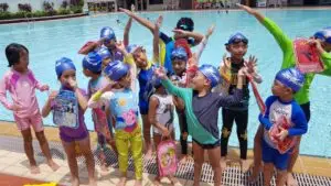 Ace Dolphin Swim School Singapore Swimming Lessons group photo