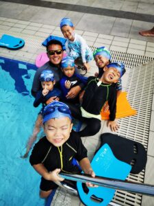 Picture of kids in pool